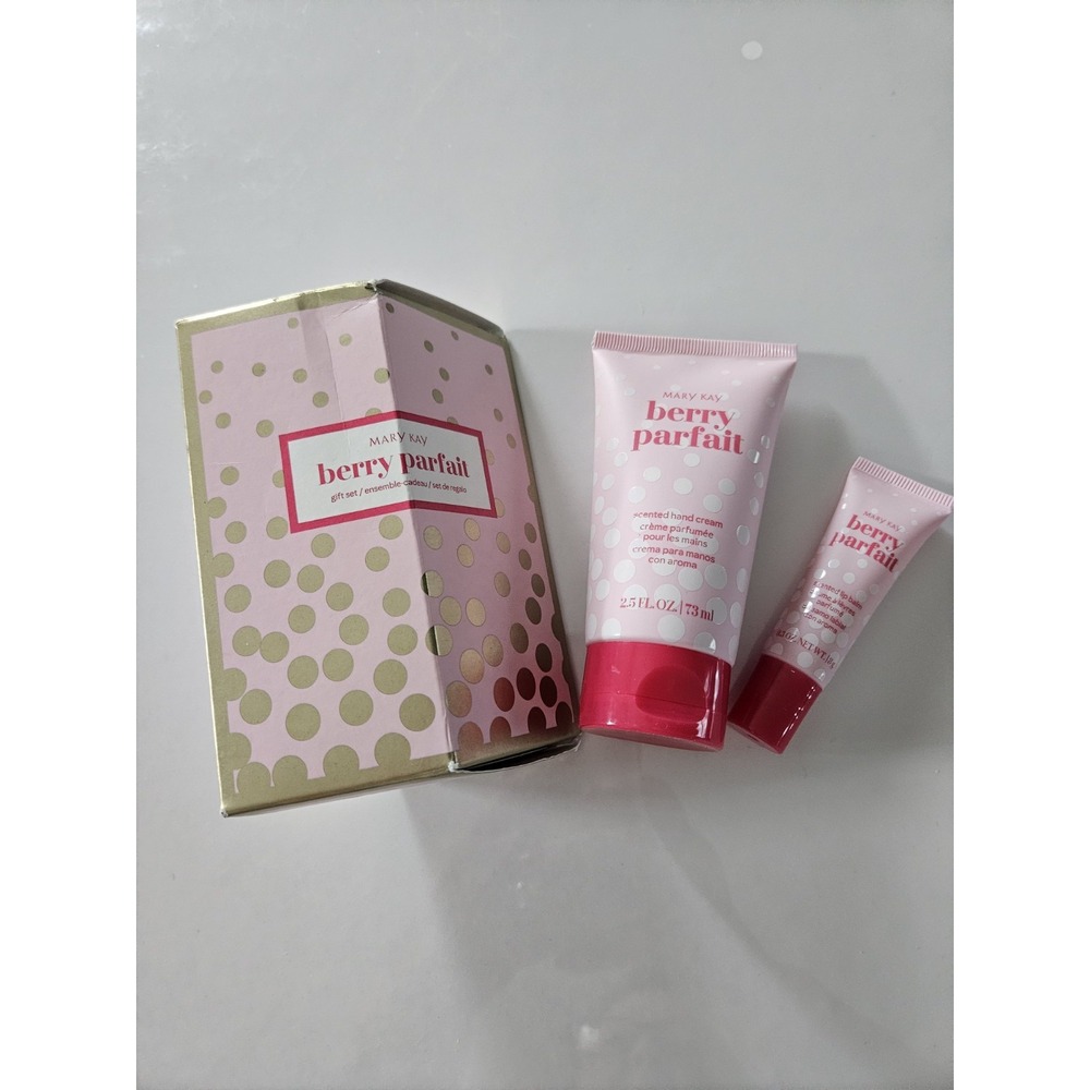 Mary Kay Berry Parfait Hand Cream And Lip Balm  New